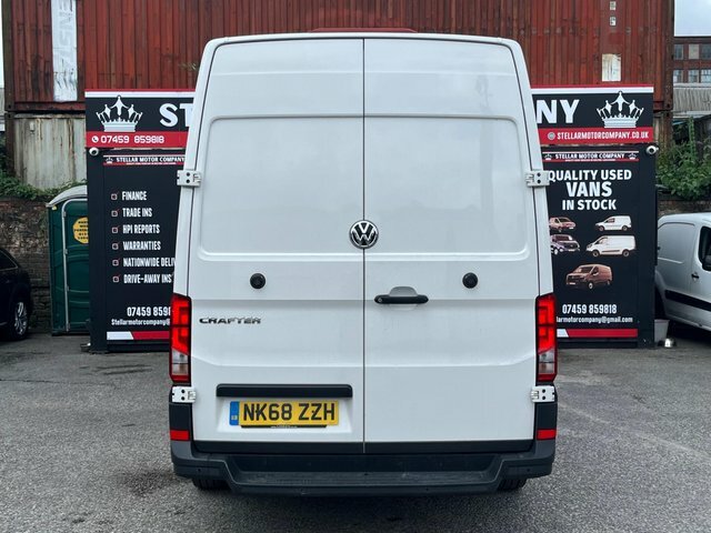 Volkswagen Crafter 2018 2.0 Tdi Cr35 Trendline Fwd Lwb High Roof Euro White #6