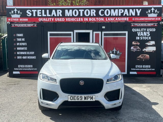 Jaguar F-Pace 2019 2.0 D240 Chequered Flag Awd Euro 6 Ss White #3