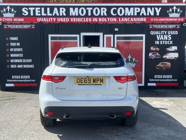 Jaguar F-Pace 2019 2.0 D240 Chequered Flag Awd Euro 6 Ss White #6