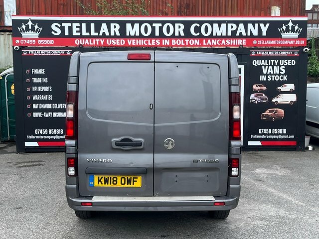 Vauxhall Vivaro 2018 1.6 Cdti 2700 Biturbo Ecotec Limited Edition Grey #6