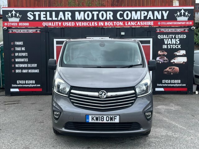 Vauxhall Vivaro 2018 1.6 Cdti 2700 Biturbo Ecotec Limited Edition Grey #3