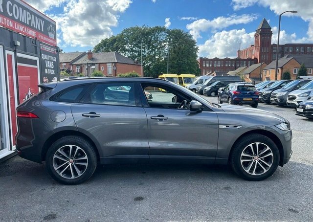 Jaguar F-Pace 2019 2.0 D165 R-sport Euro 6 Ss Grey #4