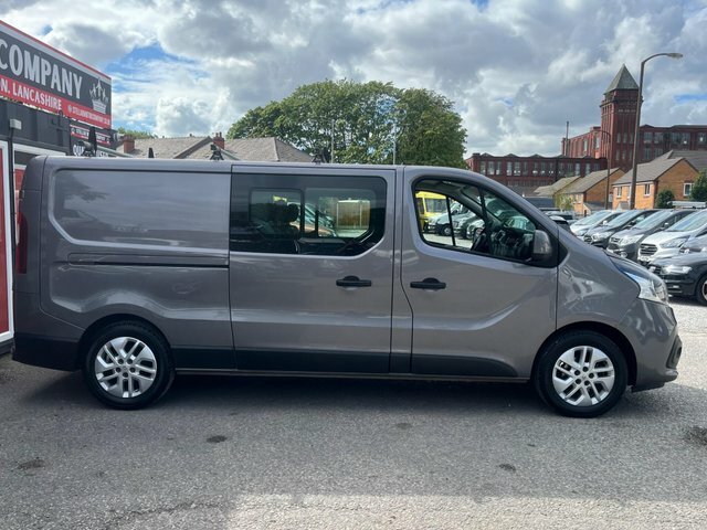 Renault Trafic 2018 1.6 Dci Energy 29 Sport Nav Crew Van Lwb Euro Grey #4