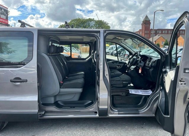 Renault Trafic 1.6 Ll29 Energy Dci 125 Sport Nav Euro 6 2018 Silver #10