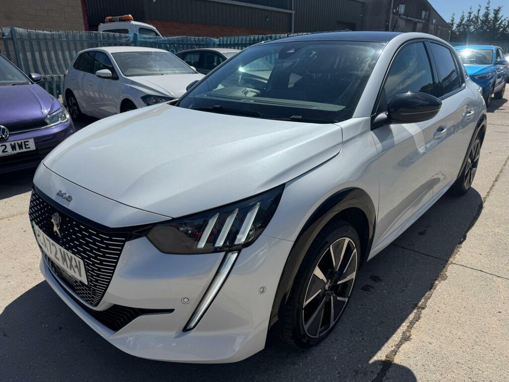 Peugeot e-208 Hatchback 50Kwh Gt 11Kw Charger 20227 White #6