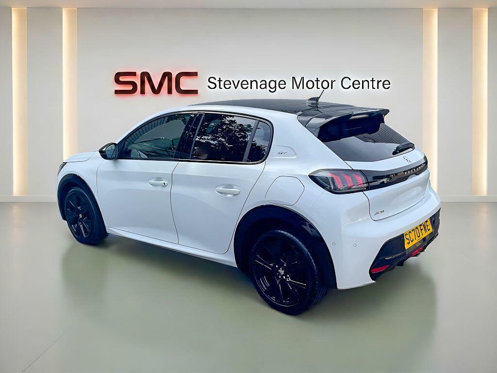 Peugeot 208 1.2 Puretech Gt Eat Euro 6 Ss SC70FWE White #5