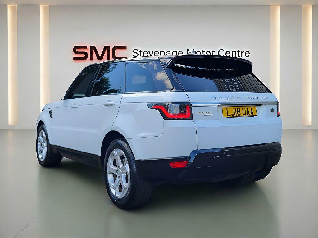 Land Rover Range Rover Sport 2.0 Sd4 Hse 4Wd Euro 6 Ss LJ18UAA White #5