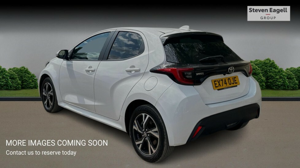 Toyota Yaris 1.5 Vvt-h Design E-cvt Euro 6 Ss EX74OJE White #2