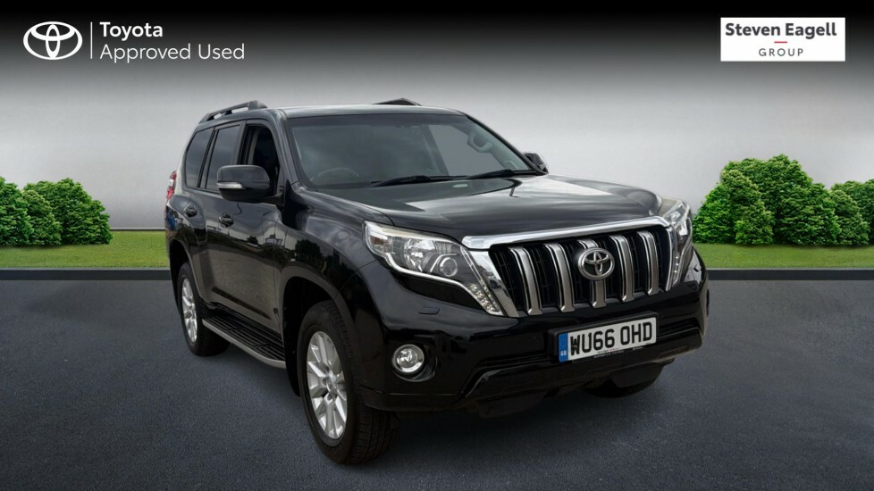 Toyota Land Cruiser 2.8D Icon 4Wd Euro 6 7 Seats Black