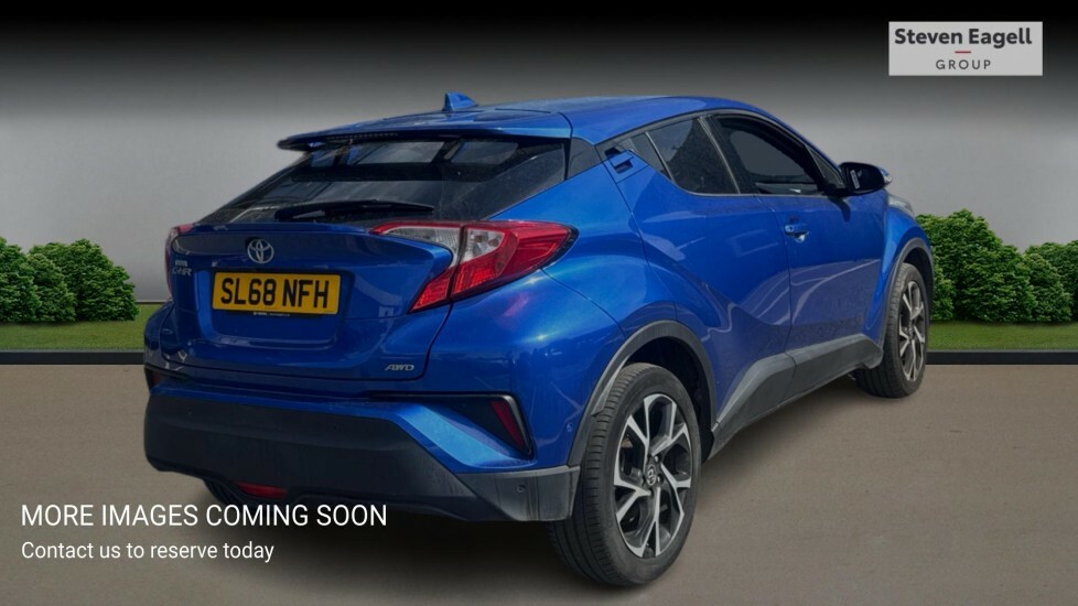 Toyota C-Hr 1.2 Vvt-i Design Cvt Awd Euro 6 Ss SL68NFH Blue #4