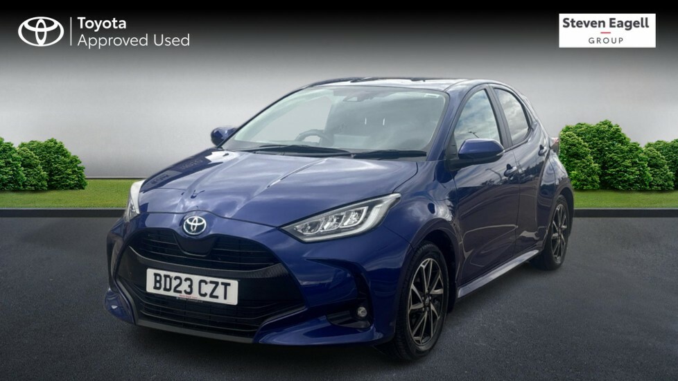 Toyota Yaris 1.5 Vvt-h Design E-cvt Euro 6 Ss BD23CZT Blue #3