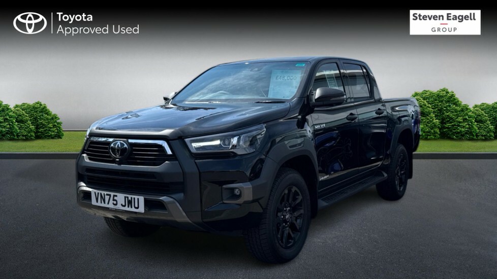 Toyota HILUX 2.8 D-4d-h Invincible X 4Wd Euro 6 VN75JWU Black #3