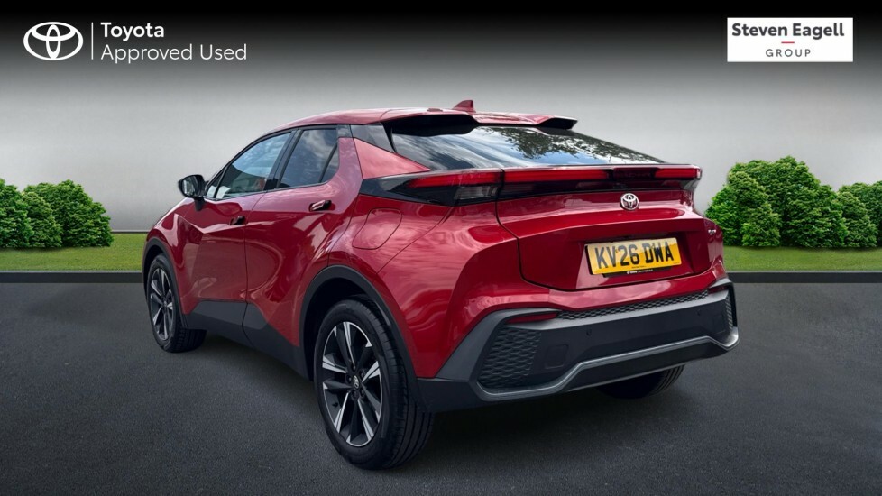 Toyota C-Hr 1.8 Vvt-h Design Cvt Euro 6 Ss KV26DWA Red #4