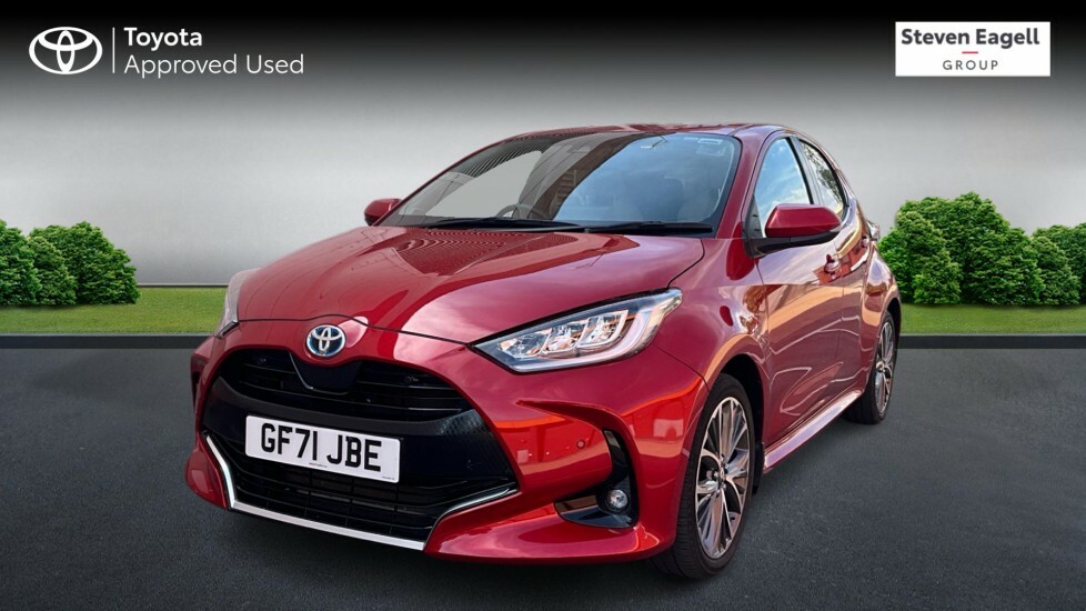 Toyota Yaris 1.5 Vvt-h Excel E-cvt Euro 6 Ss GF71JBE Red #3