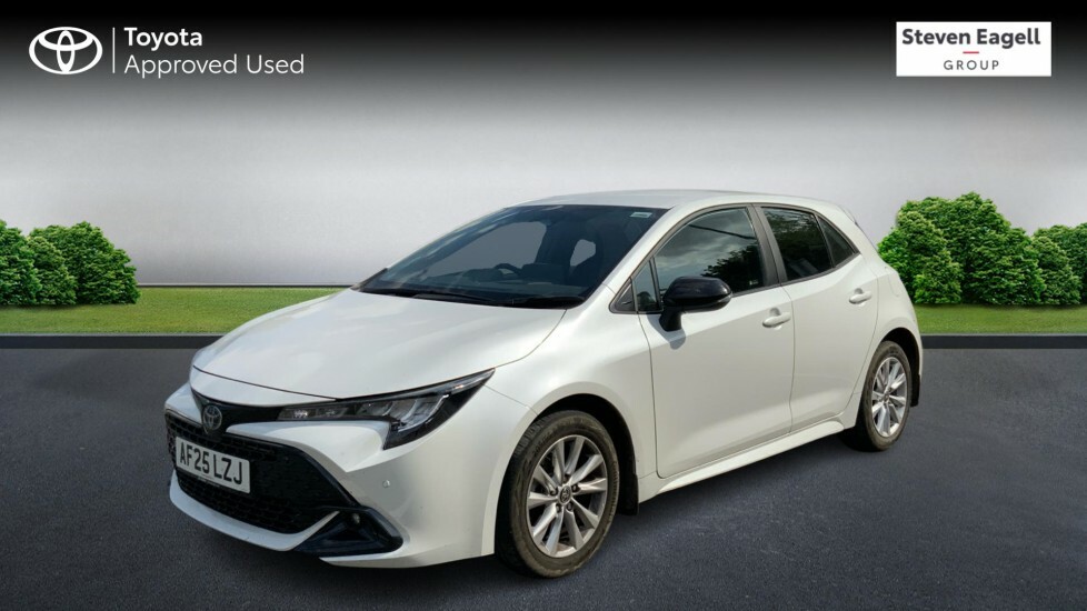 Toyota Corolla 1.8 Vvt-h Icon Hatchback Hybrid Cvt Eur White #3