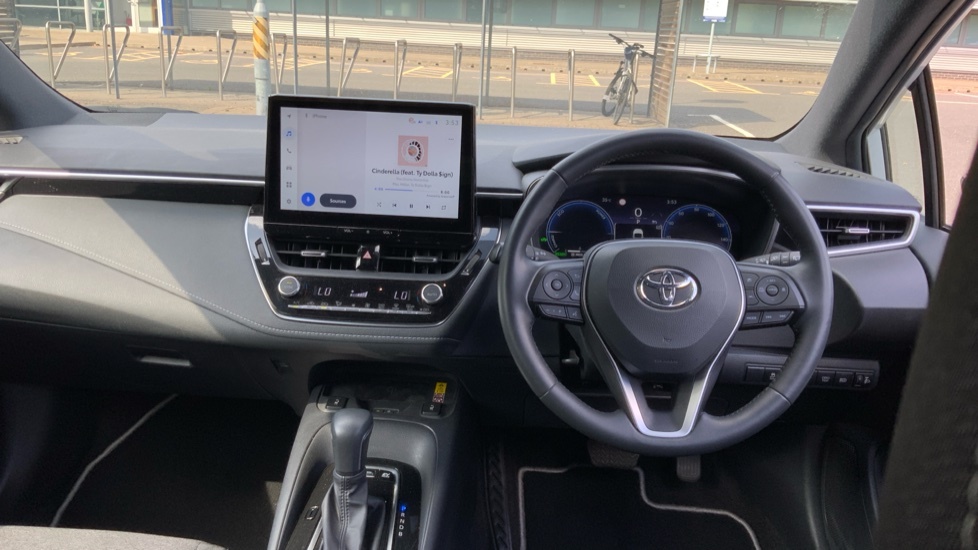 Toyota Corolla 1.8 Vvt-h Icon Hatchback Hybrid Cvt Eur White #6