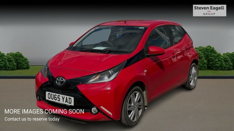 Toyota Aygo 1.0 Vvt-i X-pression X-wave Euro 5 Euro 5 OU65YAD Red #3