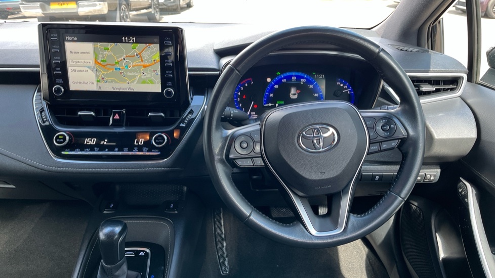 Toyota Corolla 1.8 Vvt-i Hybrid Icon Tech Cvt Blue #7