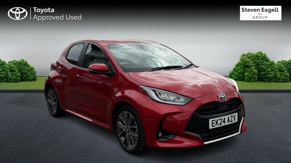 Toyota Yaris 1.5 Vvt-h Excel Hatchback Hybrid E-cvt Red