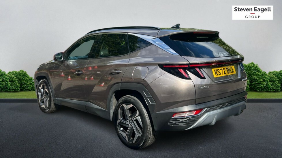 Hyundai Tucson Premium T-gdi Hev White #4