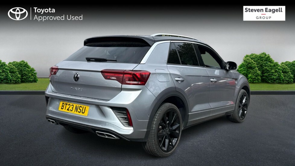 Volkswagen T-Roc 1.5 Tsi R-line Dsg Euro 6 Ss Silver #2