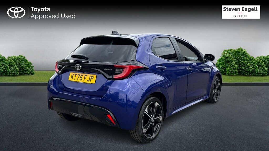 Toyota Yaris 1.5 Vvt-h Excel Hatchback Hybrid E-cvt Blue #2