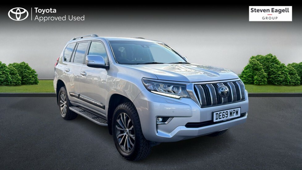Toyota Land Cruiser 2.8D Icon 4Wd Euro 6 7 Seat Silver