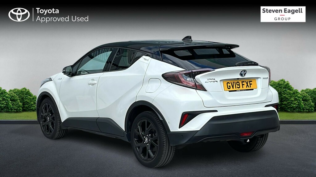 Toyota C-Hr 1.8 Vvt-h Dynamic Cvt Euro 6 Ss White #4