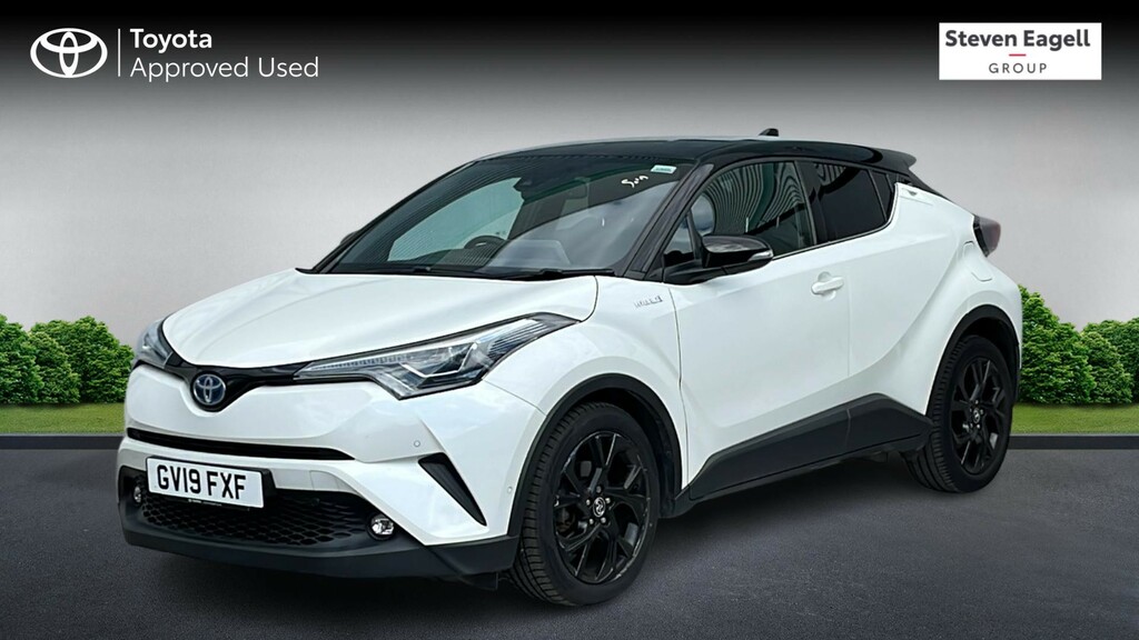 Toyota C-Hr 1.8 Vvt-h Dynamic Cvt Euro 6 Ss White #3