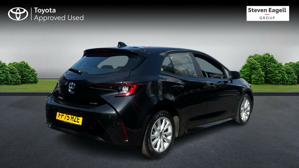 Toyota Corolla 2.0 Vvt-h Icon Hatchback Hybrid Cvt Eur Black #2