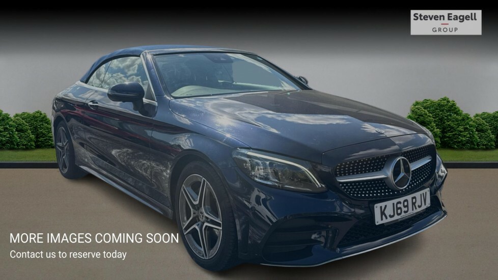 Mercedes-Benz C Class 1.5 C200 Mhev Amg Line Premium Plus Cabriolet Blue