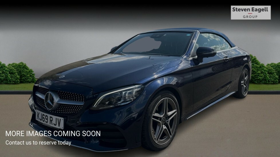Mercedes-Benz C Class 1.5 C200 Mhev Amg Line Premium Plus Cabriolet Blue #3