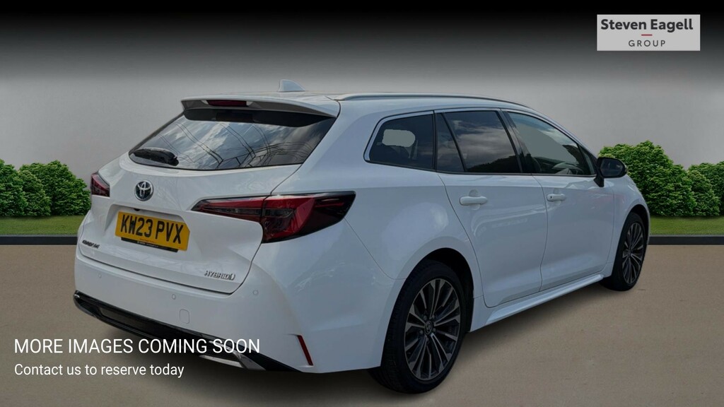 Toyota Corolla 1.8 Vvt-h Design Touring Sports Cvt Euro 6 Ss 5 White #4