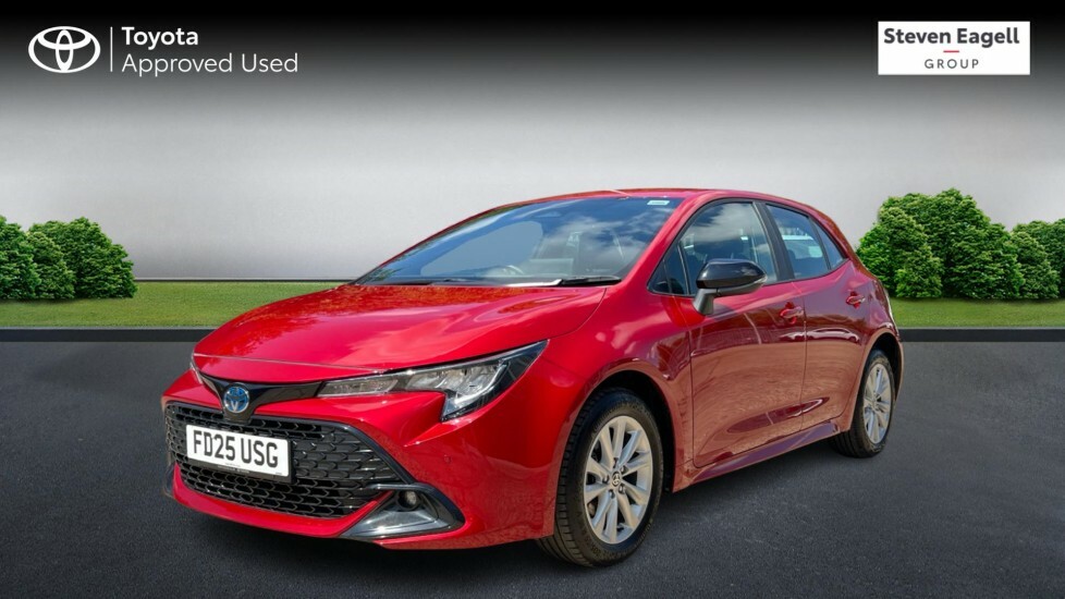 Toyota Corolla 1.8 Vvt-h Icon Cvt Euro 6 Ss Red #3