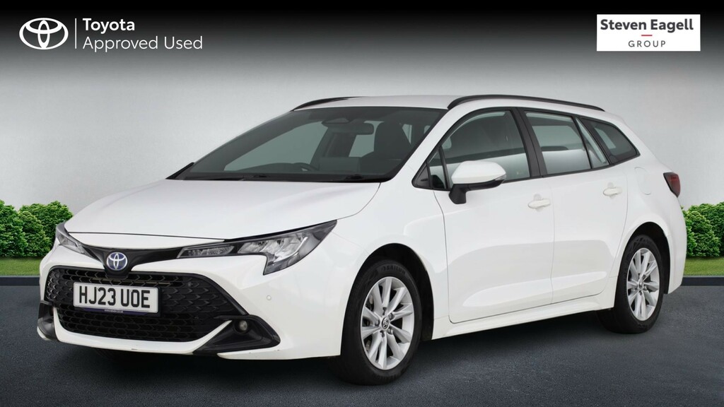 Toyota Corolla 1.8 Vvt-h Icon Touring Sports Cvt Euro 6 Ss White #3