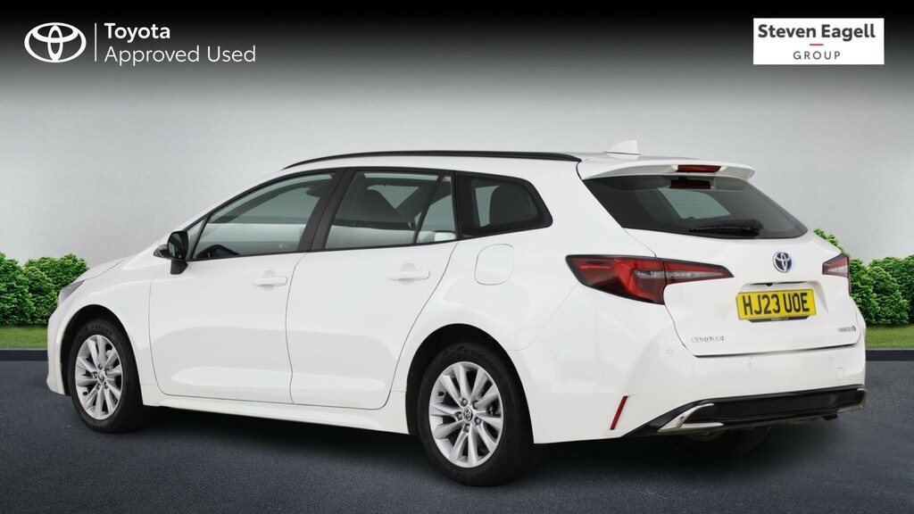 Toyota Corolla 1.8 Vvt-h Icon Touring Sports Cvt Euro 6 Ss White #4