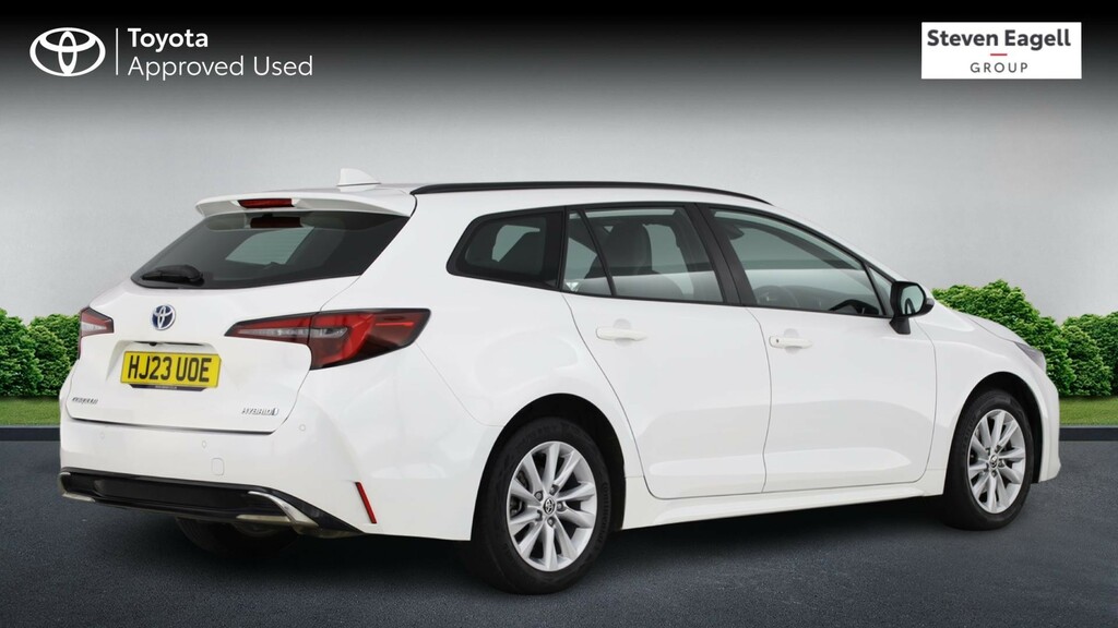 Toyota Corolla 1.8 Vvt-h Icon Touring Sports Cvt Euro 6 Ss White #2