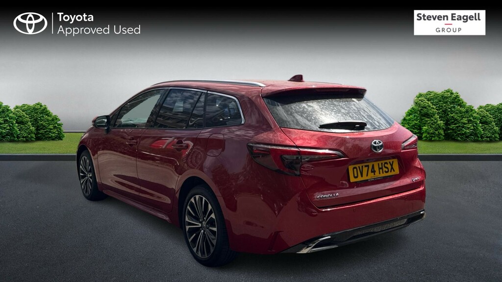 Toyota Corolla 1.8 Vvt-h Design Touring Sports Cvt Euro 6 Ss 5 Red #4