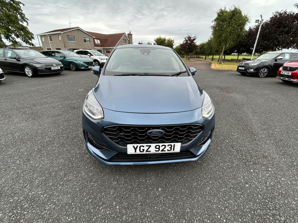 Ford Fiesta 1.0 Ecoboost St-line YGZ9231 Blue #2