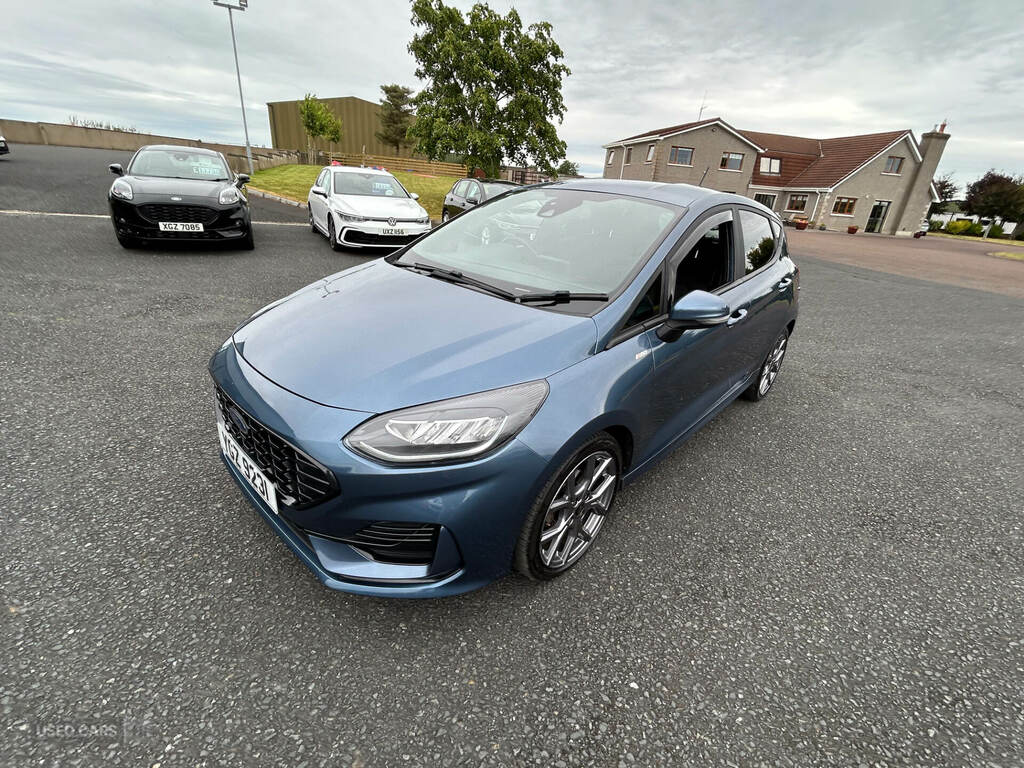 Ford Fiesta 1.0 Ecoboost St-line YGZ9231 Blue #3