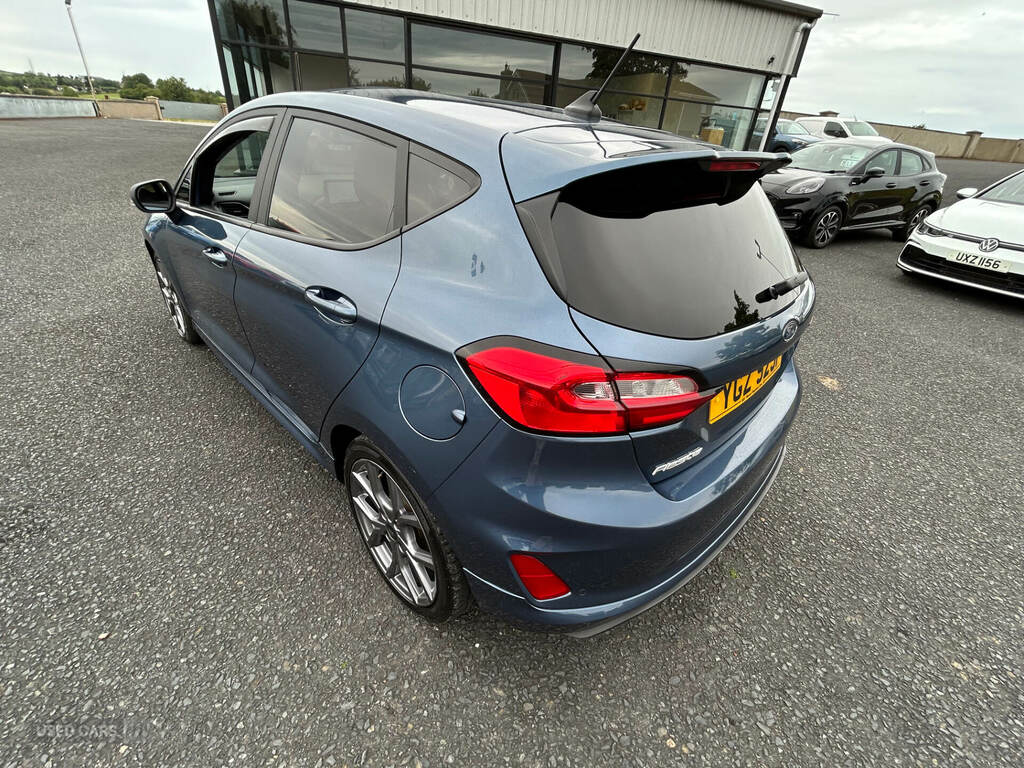 Ford Fiesta 1.0 Ecoboost St-line YGZ9231 Blue #5