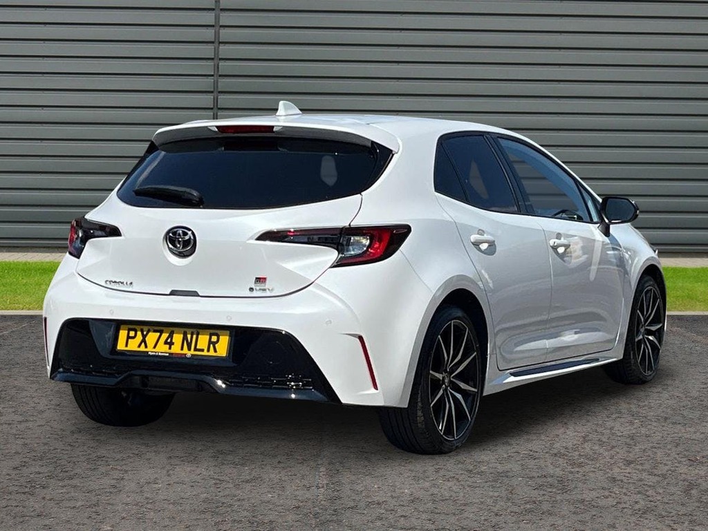 Toyota Corolla 2.0 Vvt-h Gr Sport Hatchback Hybrid Cvt White #3