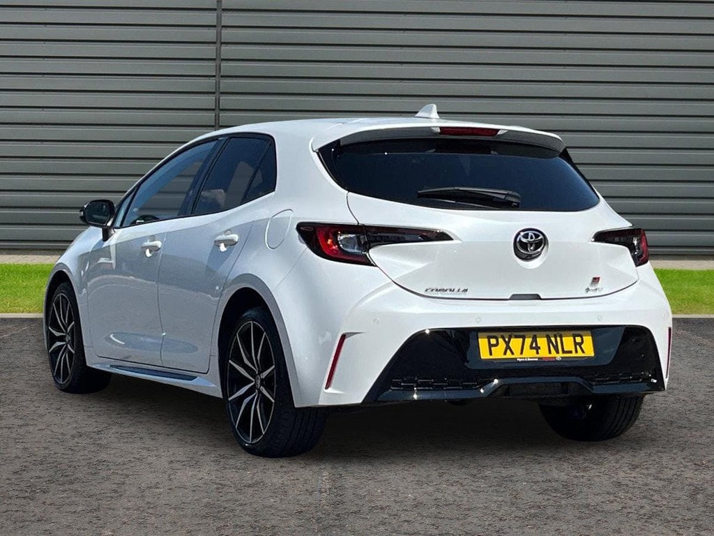 Toyota Corolla 2.0 Vvt-h Gr Sport Hatchback Hybrid Cvt White #5