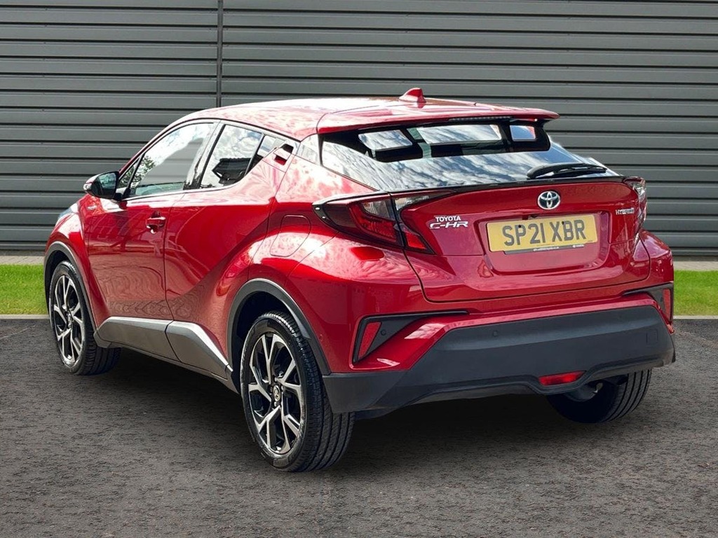 Toyota C-Hr 1.8 Vvt-h Design Suv Hybrid Cvt Red #5