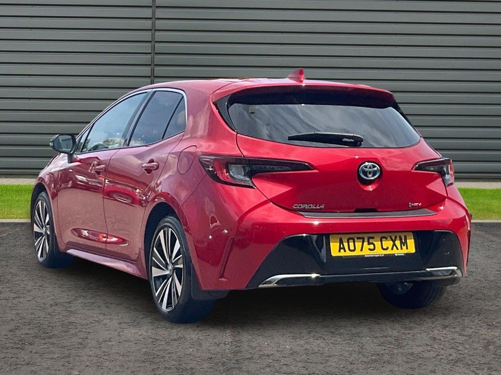 Toyota Corolla 1.8 Vvt-h Design Hatchback Hybrid Cvt Red #5