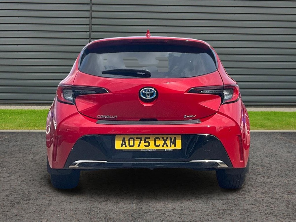 Toyota Corolla 1.8 Vvt-h Design Hatchback Hybrid Cvt Red #4