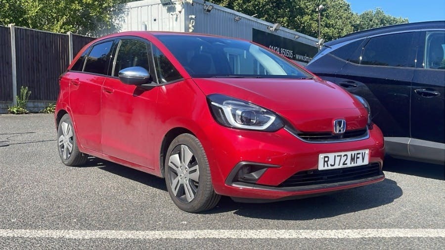 Honda Jazz 1.5 1.5 H I Mmd Ex Hatchback Hybrid Ecv RJ72MFV Red