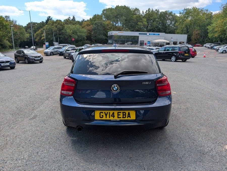 BMW 1 Series 1.6 116I Sport Hatchback Blue #4