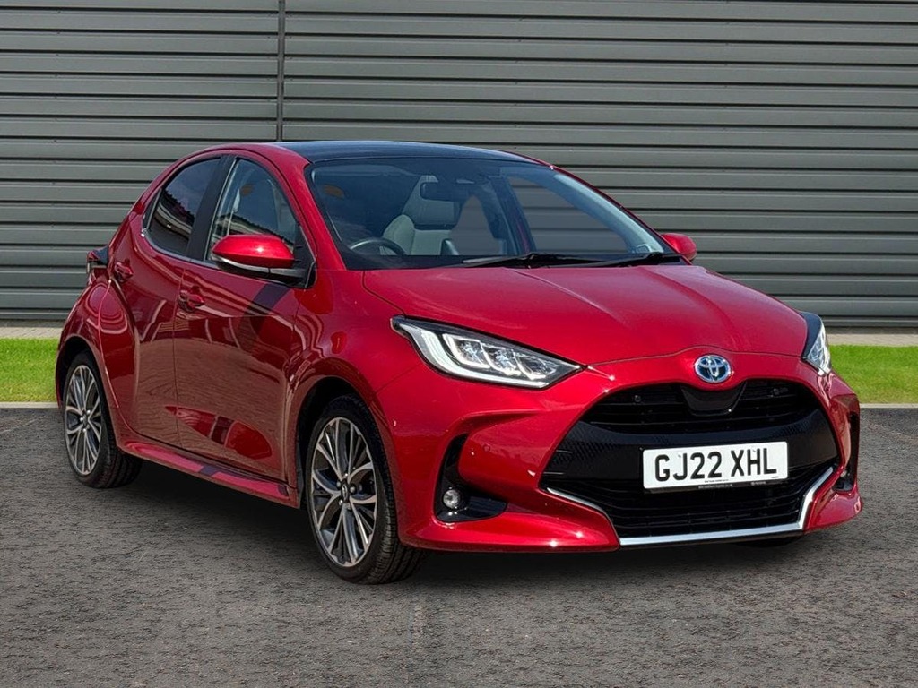 Toyota Yaris 1.5 Vvt-h Excel Hatchback Hybrid E Cvt Red