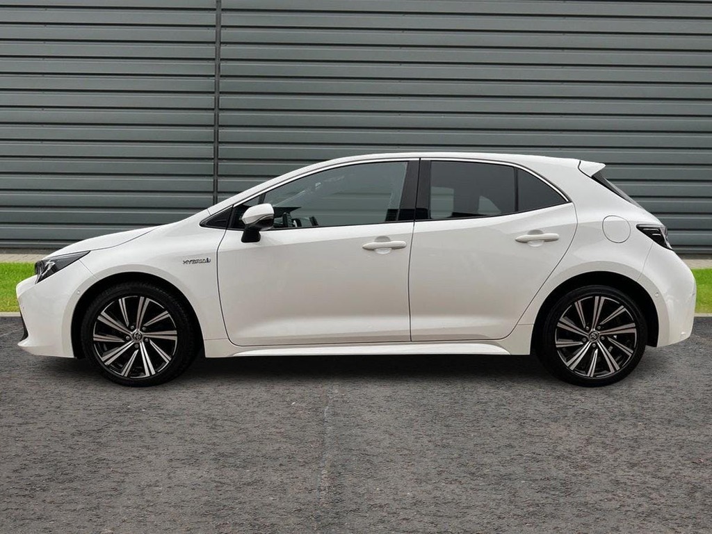Toyota Corolla 1.8 Vvt-h Design Hatchback Hybrid Cvt White #6